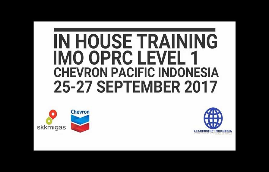 IMO OPRC Level 1 Chevron Pasific Indonesia 2017
