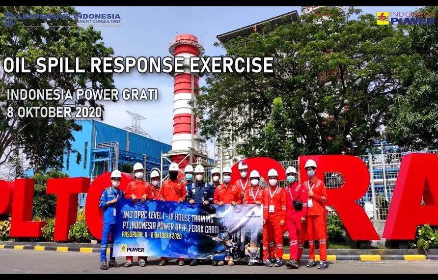 Oil Spill Response Exercise PT Indonesia Power UPJP