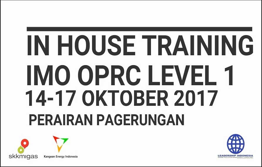 In House Training IMO OPRC PT Kangean Energy Indonesia 2017